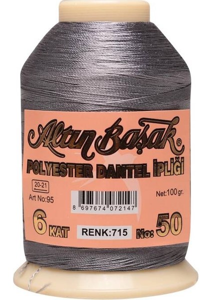 Dantel ve Oya Ipi 6 Kat 50 No 100 gr 715