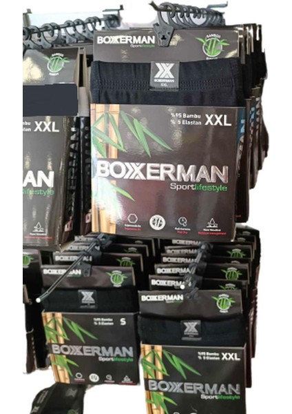 Erkek Bambu Boxerman Boxer - 3 Adet