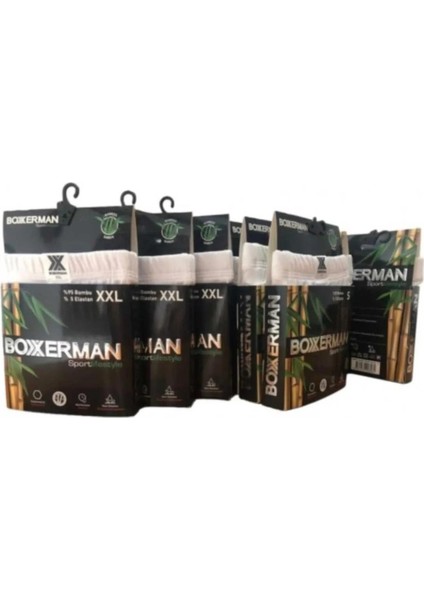 Erkek Bambu Boxerman Boxer - 3 Adet