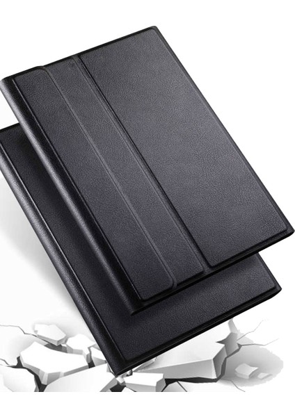 Samsung Galaxy Tab S7 Plus SM-T970 12.4inç Uyumlu Kablosuz Klavyeli Standlı Kılıf