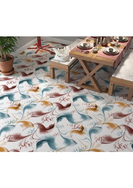 Yer Kaplama Zemin Kaplama Folyosu 65X130 cm Soyut Suluboya fiyatları