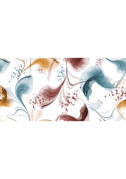 Yer Kaplama Zemin Kaplama Folyosu 65X130 cm Soyut Suluboya modelleri