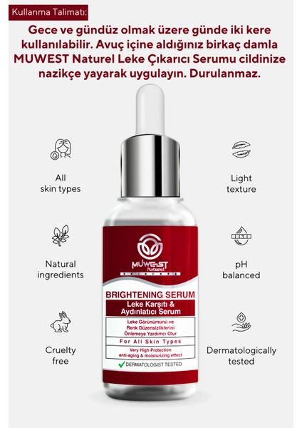 Naturel Leke Karşıtı Aydınlatıcı Serum