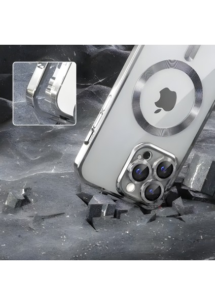 Iphone 11 Ile Uyumlu Reflect Line Magsafe Uyumlu Ince Tasarım Kapak