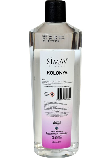 Termal Sulu Şakayık Kolonyası - 400 ml