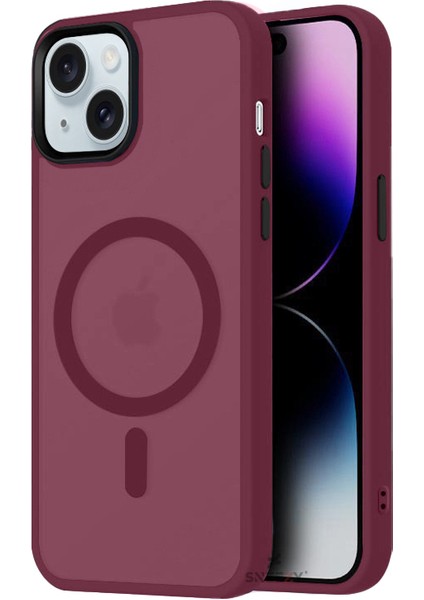 Iphone 13 Ile Uyumlu Magnetic Matte Prism Kapak