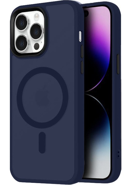 Iphone 13 Pro Max Ile Uyumlu Magnetic Matte Prism Kapak