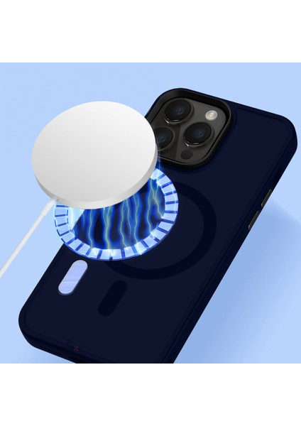 Iphone 13 Pro Max Ile Uyumlu Magnetic Matte Prism Kapak