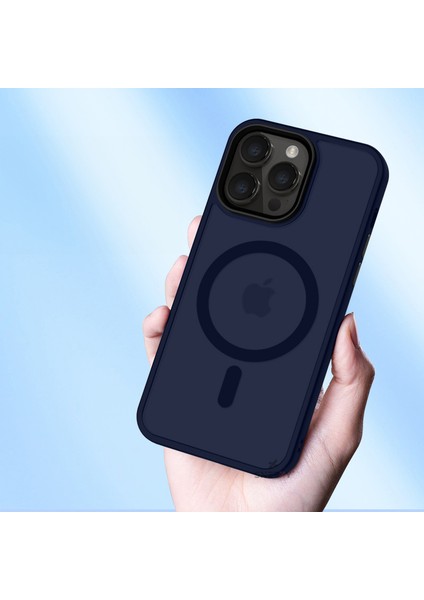 Iphone 13 Pro Max Ile Uyumlu Magnetic Matte Prism Kapak