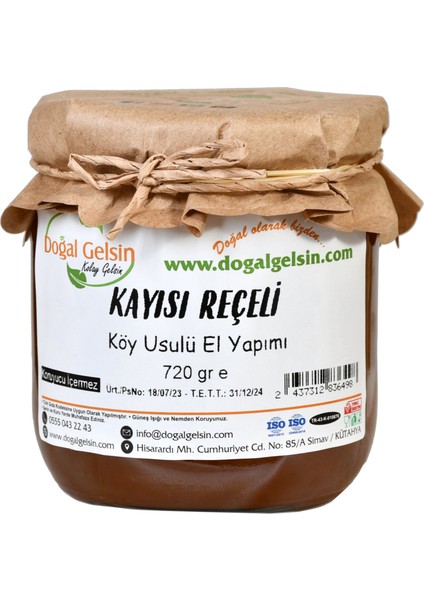 Kayısı Reçeli - 720 gr