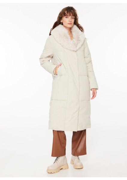 Ekru Kadın Mont Zefon fiyatları