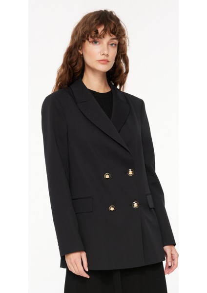 Kruvaze Siyah Kadın Ceket F3WL-CKT8 fiyatları