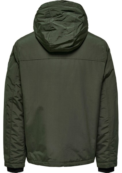 Haki Erkek Mont 22025214_ONSJAYDEN Hood Jacket Otw