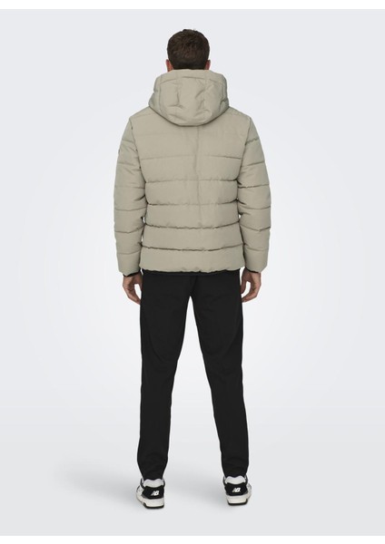 Açık Kahve Erkek Mont 22019598_ONSCAYSON Puffa Otw indirimleri