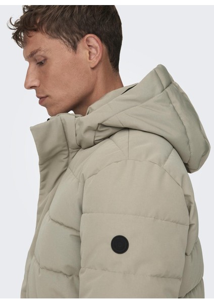 Açık Kahve Erkek Mont 22019598_ONSCAYSON Puffa Otw fırsatları