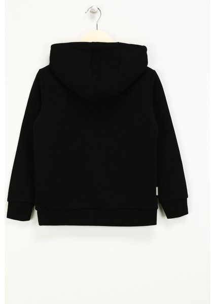 Işlemeli Erkek Çocuk Siyah Sweatshırt HRBTXT317 Haribo Hoodie Çocuk Sweat fırsatları