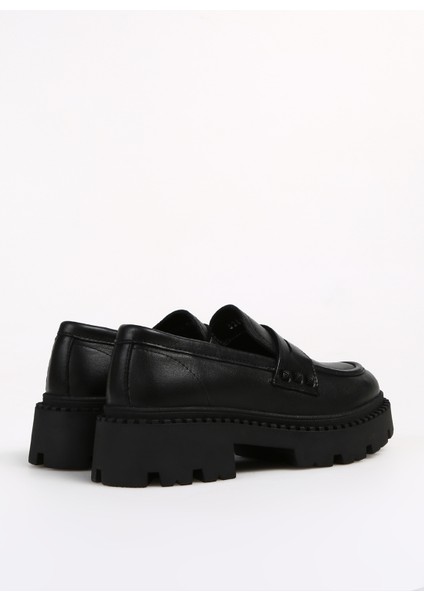 Siyah Kadın Loafer 32650 Zn