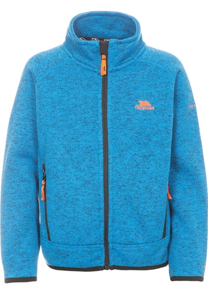 Düz Mavi Erkek Çocuk Polar Üst Marıo - Male Fleece AT300