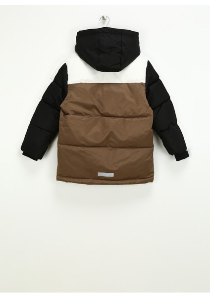 Kahve Erkek Çocuk Mont Nkmmarlo Puffer Jacket Fo fiyatları