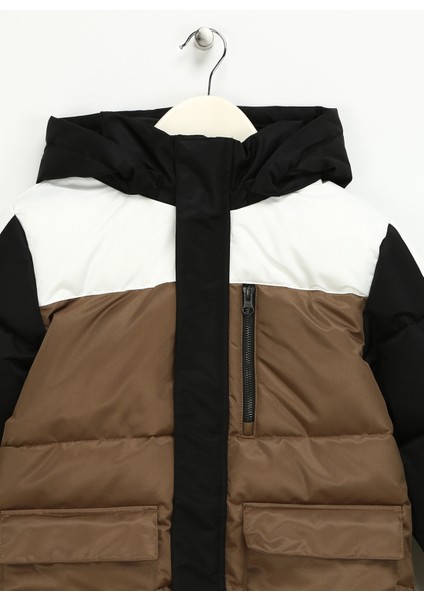 Kahve Erkek Çocuk Mont Nkmmarlo Puffer Jacket Fo modelleri