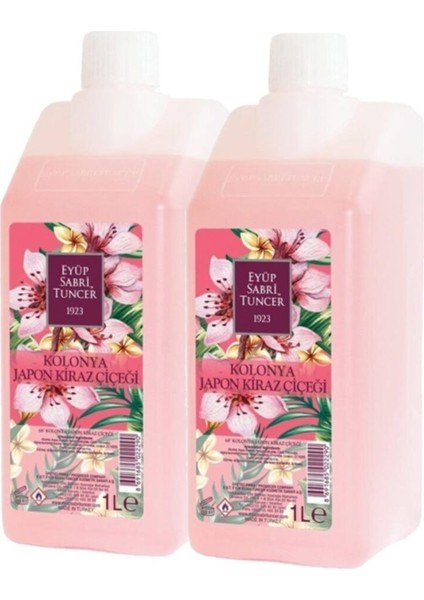 Eyüp Sabri Japon Kiraz Çiçeği Kolonyası Yedek Şişe 1 Lt X 2 Adet