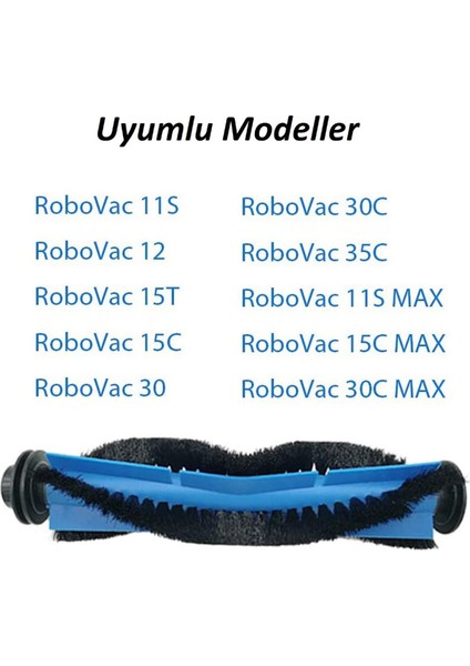 Anker Eufy Robovac 11S - 35C Uyumlu 4 Adet Yan Fırça
