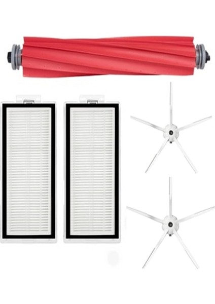 Roborock Q7 Max Ultra Hepa Filtre,Fırça,Roborock Q7 Max Q7 Max+ Q7 Ultra Plus Yedek Aksesuar Seti-5 Parça