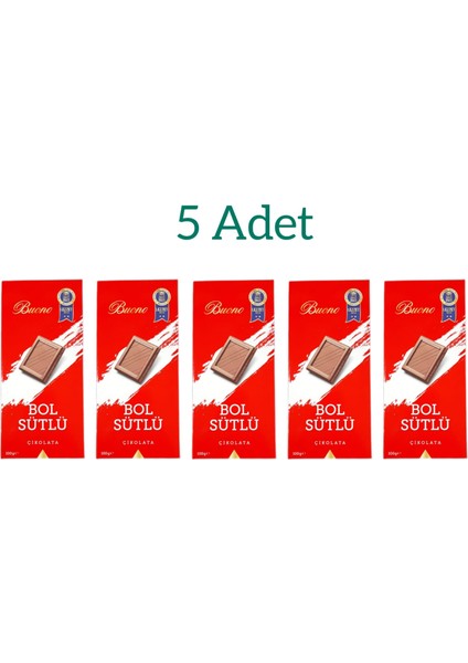 Bol Sütlü Çikolata 100 gr 5'lipaket