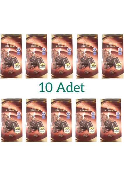 Bitter Çikolata 80 gr 10'lu Paket