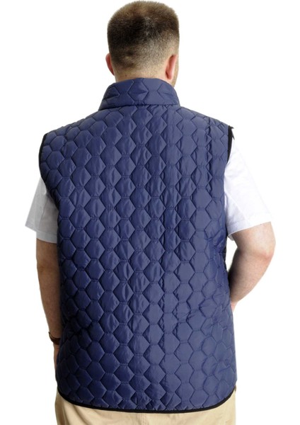 Büyük Beden Erkek Yelek Kapitone 23702 Lacivert fırsatları