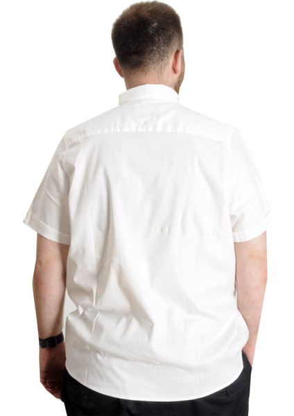 Mode Xl Erkek Gömlek Gabardin Tek Cep 22363 Beyaz fırsatları