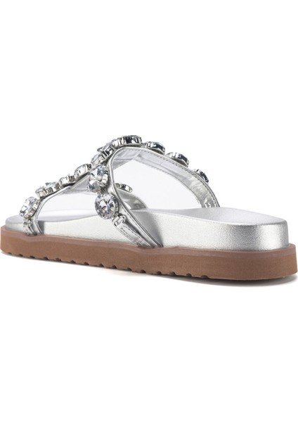 Suca 3fx Gümüş Kadın Terlik modelleri