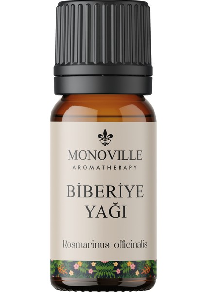 Biberiye Uçucu Yağı 10 ml %100 Saf Ve Doğal ( Rosemary Essential Oil )