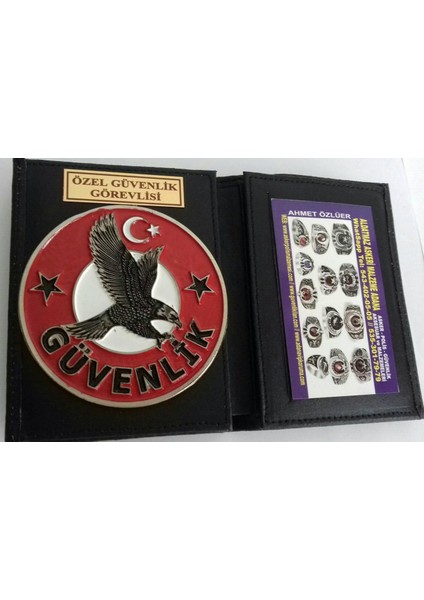 Özel Güvenlik Rozetli Cüzdani,satın/al-Sıvıle Satılmaz-Sadece Özel Güvenlik Görevlisi Satın Alabılır.