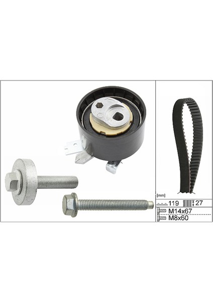 Renault Symbol Iıı 1.5 Dci Euro5 Triger Seti 2013-2018