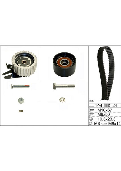 Fiat Doblo 1.6 D Multijet Triger Seti 2010-2018