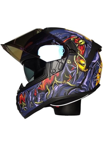 Pro Helmets M-801 Snake Full Face Motosiklet Kaskı fırsatları