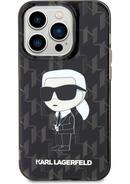 iPhone 15 Pro Max Uyumlu Kılıf Iml Ikonik Monogram Orjinal Lisanslı Kapak Siyah fırsatları