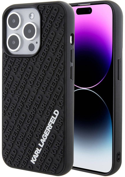 iPhone 15 Pro Max Uyumlu Kılıf Silikon 3D Multi Logo Orjinal Lisanslı Kapak Siyah fiyatları