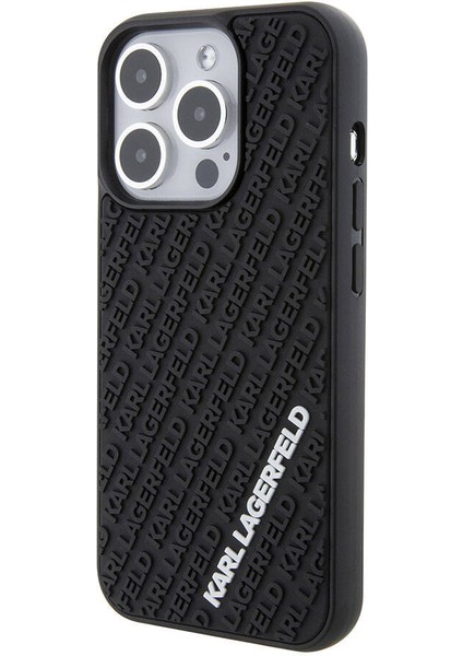 iPhone 15 Pro Max Uyumlu Kılıf Silikon 3D Multi Logo Orjinal Lisanslı Kapak Siyah modelleri