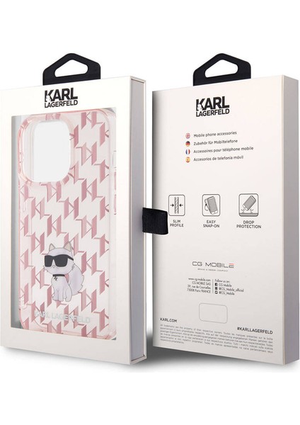 iPhone 15 Pro Uyumlu Kılıf Iml C Monogram Orjinal Lisanslı Kapak Pembe indirimleri