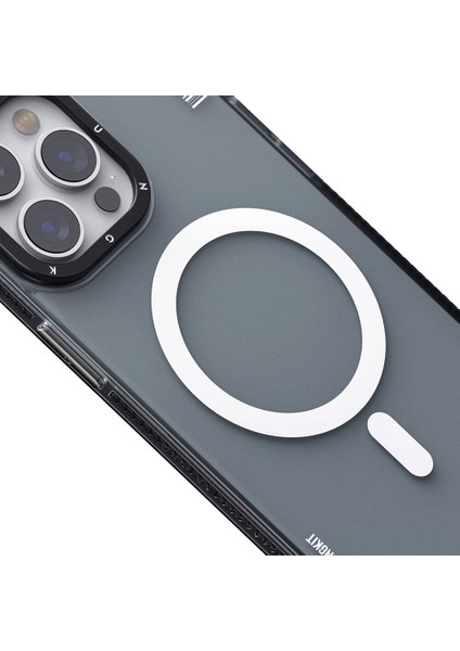 iPhone 15 Pro Max Uyumlu Kılıf Magsafe Şarj Özellikli Youngkit Jiansha Serisi Kapak Siyah
