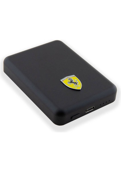 Orjinal Lisanslı Powerbank 5000 Mah LED Işıklı Göstergeli Magsafe Magnetik Siyah modelleri