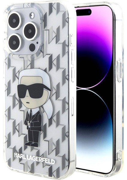 iPhone 15 Pro Uyumlu Kılıf Iml Ikonik Monogram Orjinal Lisanslı Kapak Şeffaf fiyatları