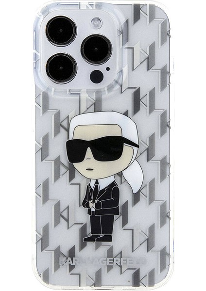 iPhone 15 Pro Uyumlu Kılıf Iml Ikonik Monogram Orjinal Lisanslı Kapak Şeffaf fırsatları