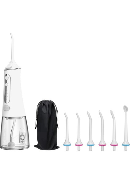 Dıy Modu ile Akülü Diş Duşu Dental Oral Irrigator 300ML (Yurt Dışından)