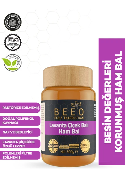 Bee' o  Lavanta Balı 500 gr