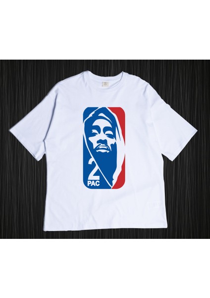 Pull The Hood Unisex Oversize Nba 2pac Oversize Tshirt