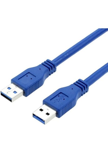 C5602 50 cm Iki Ucu Erkek Çift Taraflı USB 3.0  To USB Kablo