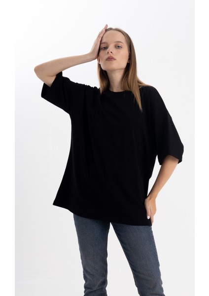 Unisex Oversize Tshirt Siyah